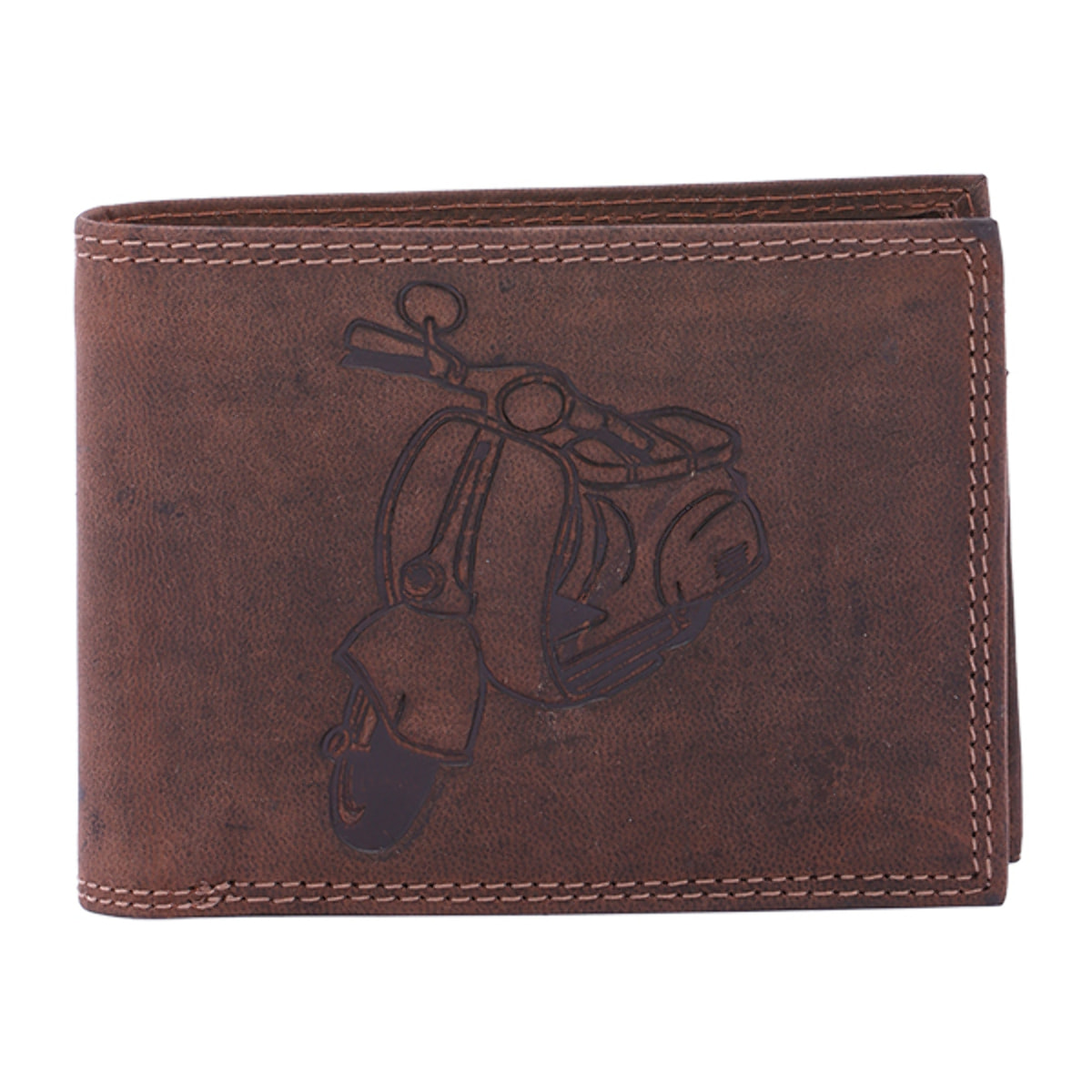 Portafoglio  da uomo In Vera pelle Made in Italy 9,5x12,5x2,5 cm