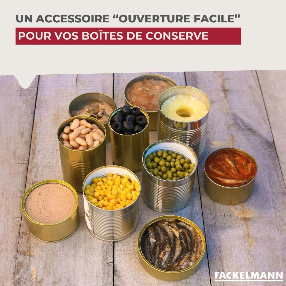Ouvre bouteille 4 en 1 Fackelmann