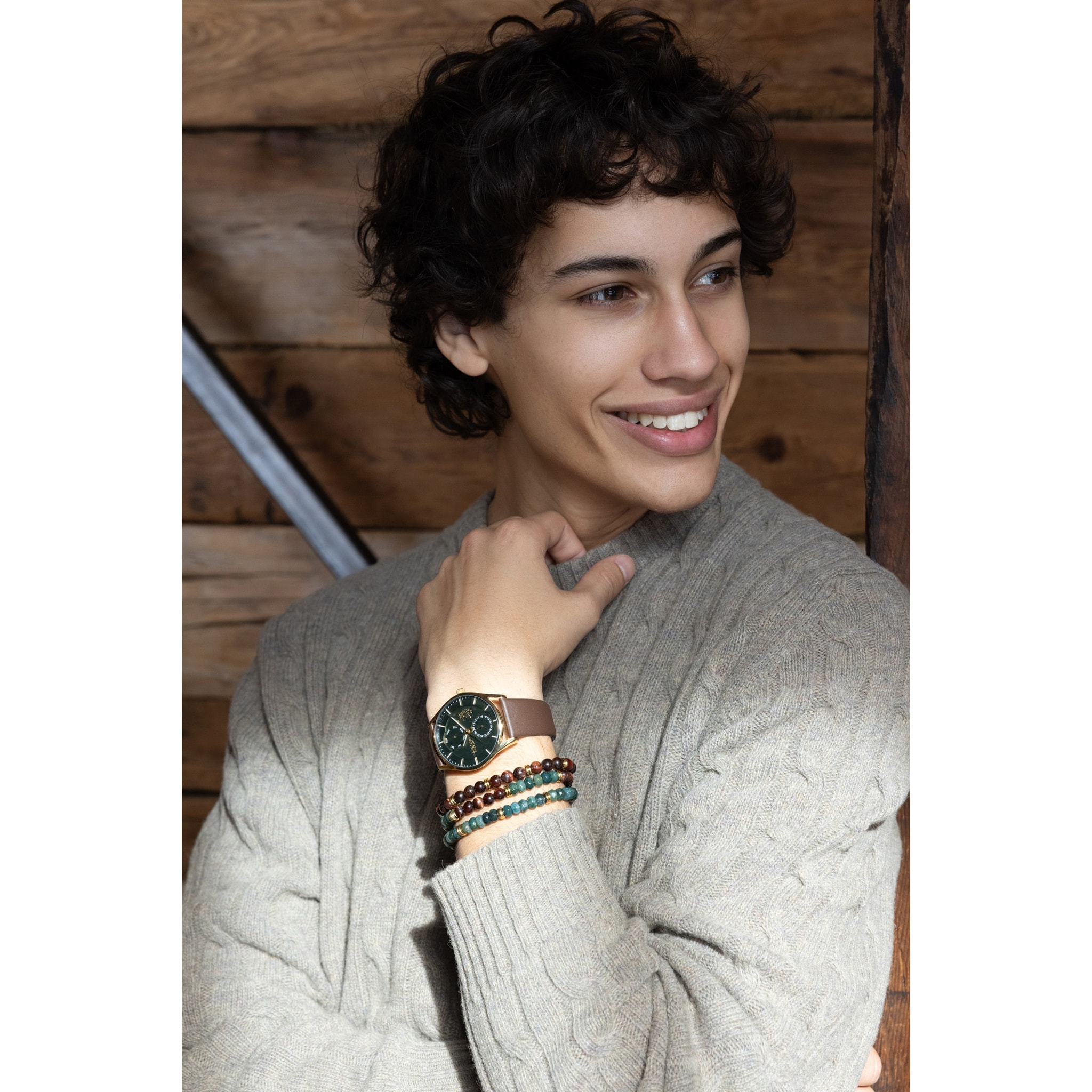 Orologio U.S. Polo Assn. con cinturino in pelle