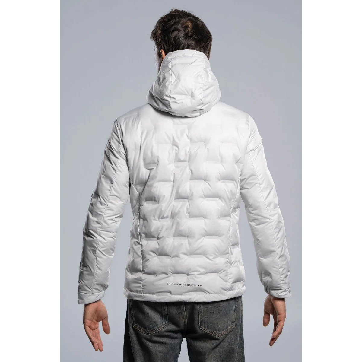 Chaqueta acolchada TEAM gris para hombre
