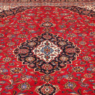 Tapis d'orient au motif oriental, noué main en laine, ARAL