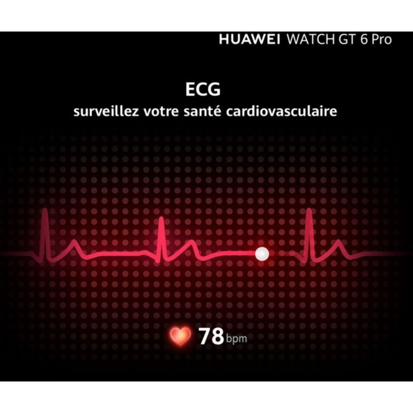 Montre connectée HUAWEI Watch GT6 Pro 46mm Noir