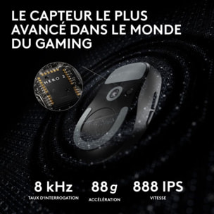 Souris Gamer Sans Fil LOGITECH G PRO X SUPERLIGHT 2 LIGHTSPEED Noir
