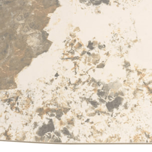 UGO - Table à manger 200x90cm plateau céramique pieds bois