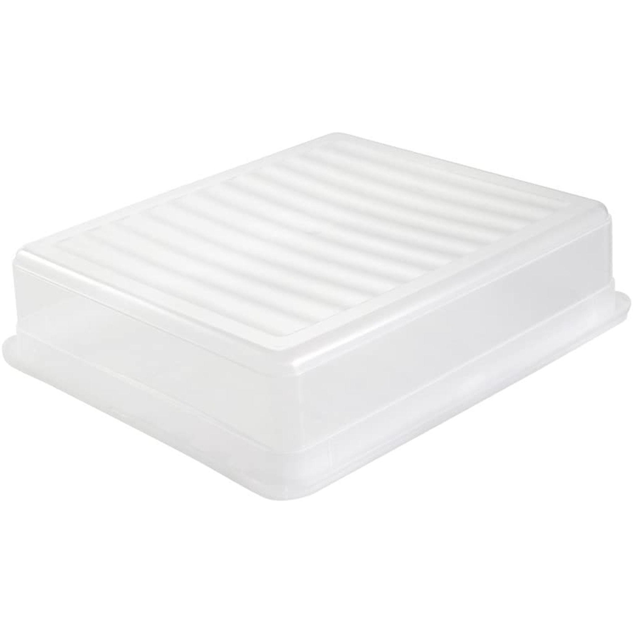 Cajas de almacenaje, natural transparente, 39 x 33.5 x 9 cm