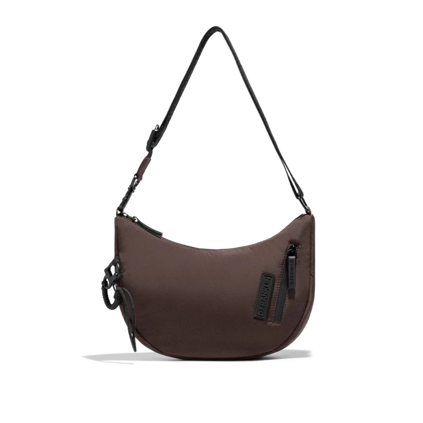 Bolso Cruzado Round Nylon Marron