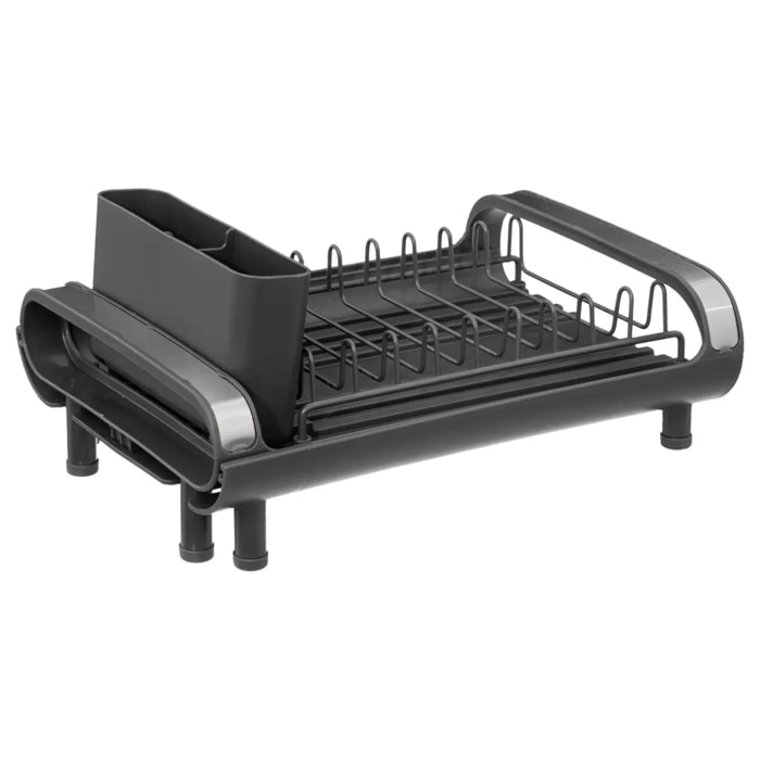 Égouttoir extensible 9 assiettes "Etira" gris