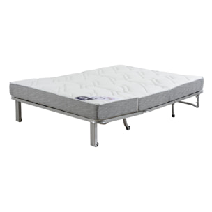 Banquette BZ WASHINGTON 160x200, matelas Simmons, angel noir