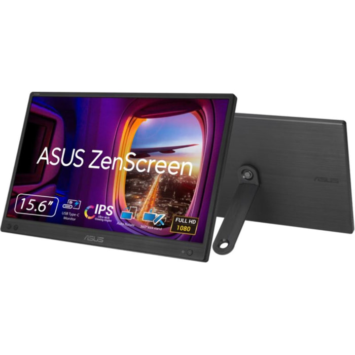 Ecran pc portable ASUS MB166CR 16" IPS Full HD WLED USB-C Support intégré pliable