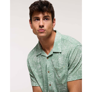 Camisa Manga Corta Verde - Mikka