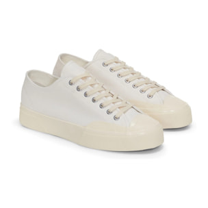 Superga - Zapatillas Unisex Blanco - 2432 WORKS LOW CUT COTTON CANVAS
