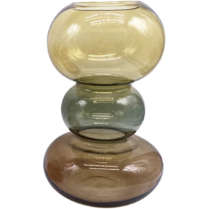 Vaso tondo Rainbow in vetro