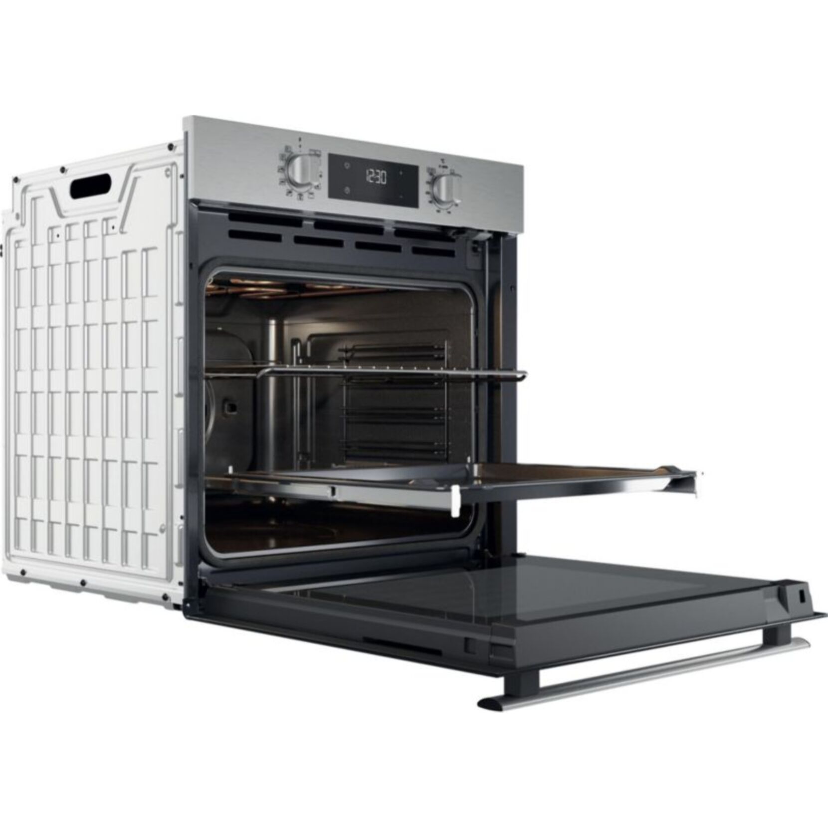 Four encastrable WHIRLPOOL OMR58RR1X - Pyrolyse, Ajout Vapeur Gentle Steam, Inox Anti-traces