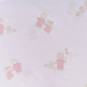Juego de sábanas de cuna de algodón peluche