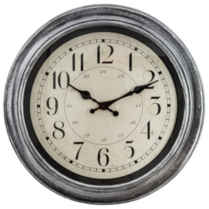 Horloge "Ilan" à moulures D40cm