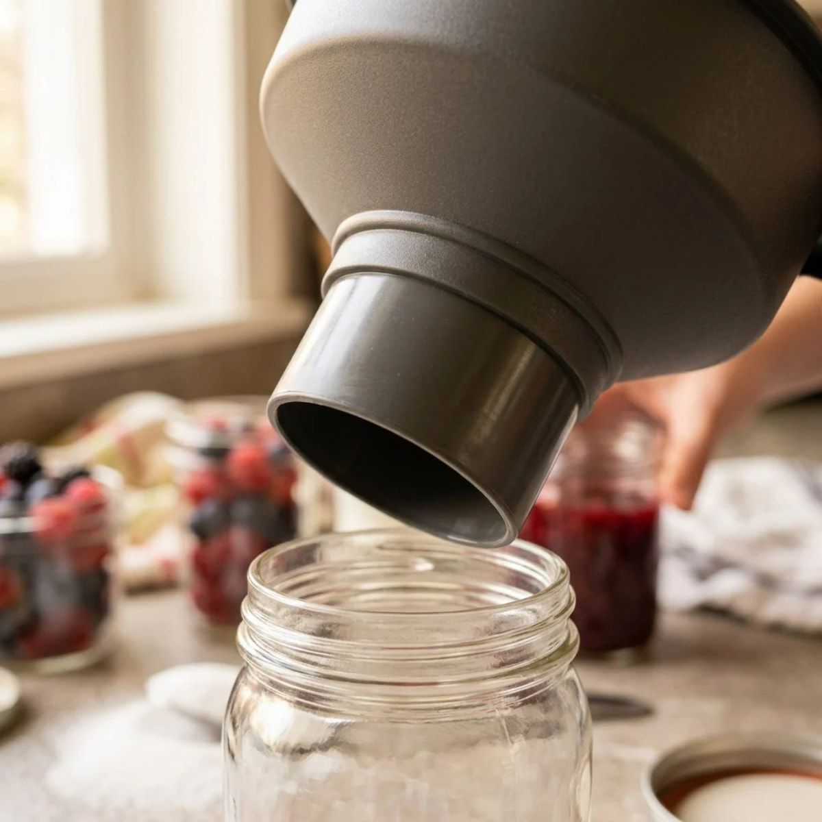 Entonnoir en plastique Fackelmann spécial confiture