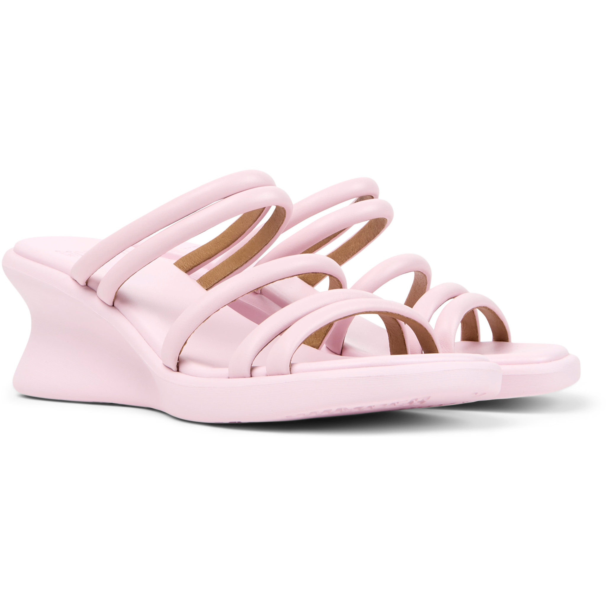 Sandalias - CAMPER Louise Sandal - Rosa - Cuero liso