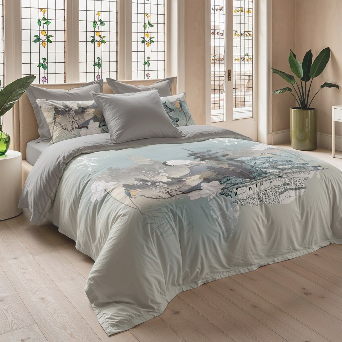 Housse de couette yasu gris