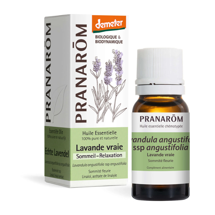 Pranarom - Huile essentielle de Lavande vraie Demeter - Bio Demeter - 5 ml