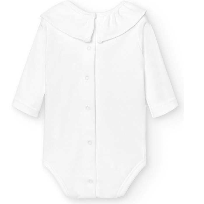 Body bebé manga larga cuello volante