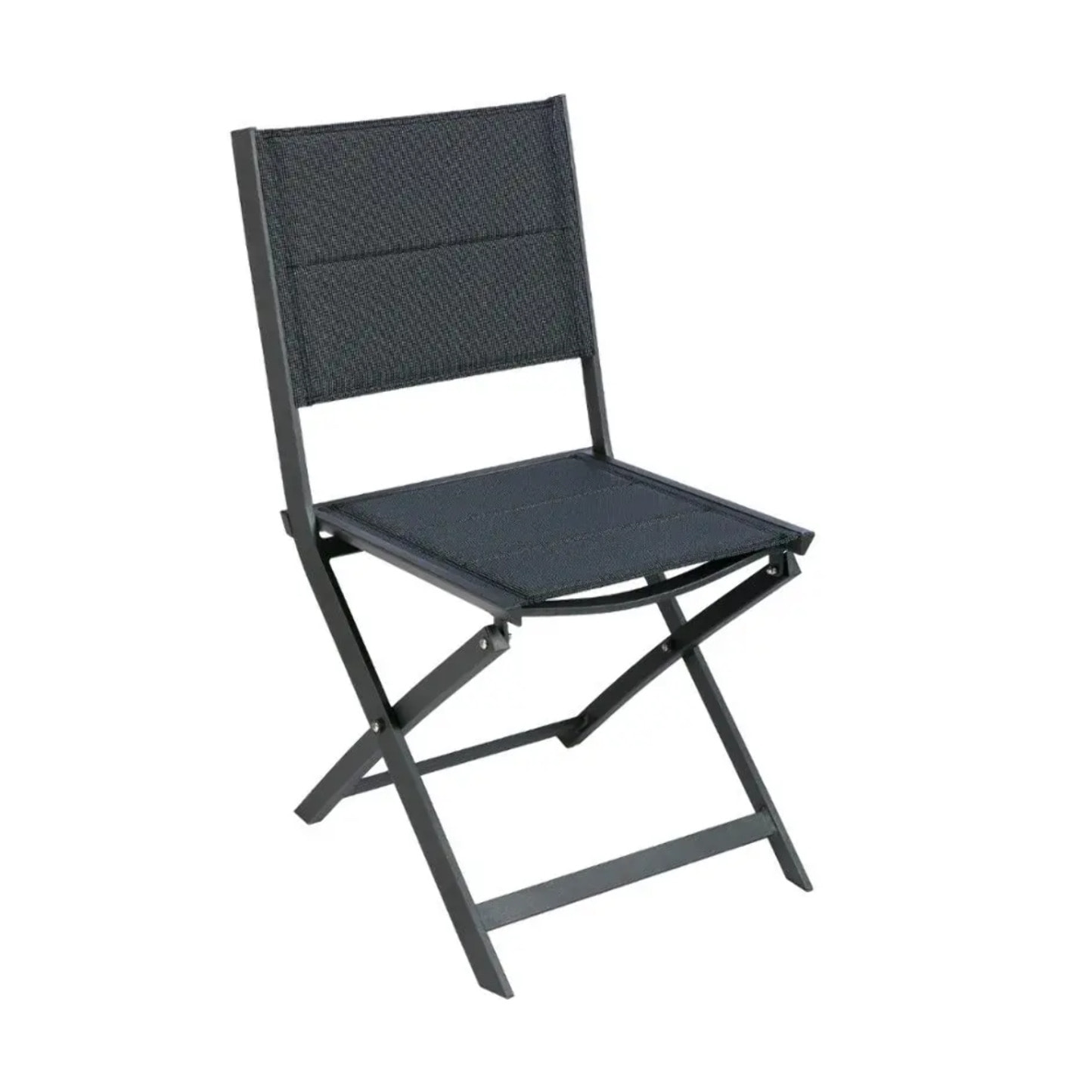 Lot de 4 chaises de jardin pliantes Allure Poivre & Graphite