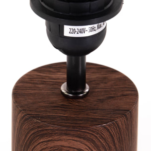 Well Home Lampara de sobremesa con base metálica Ø18x29,5cm