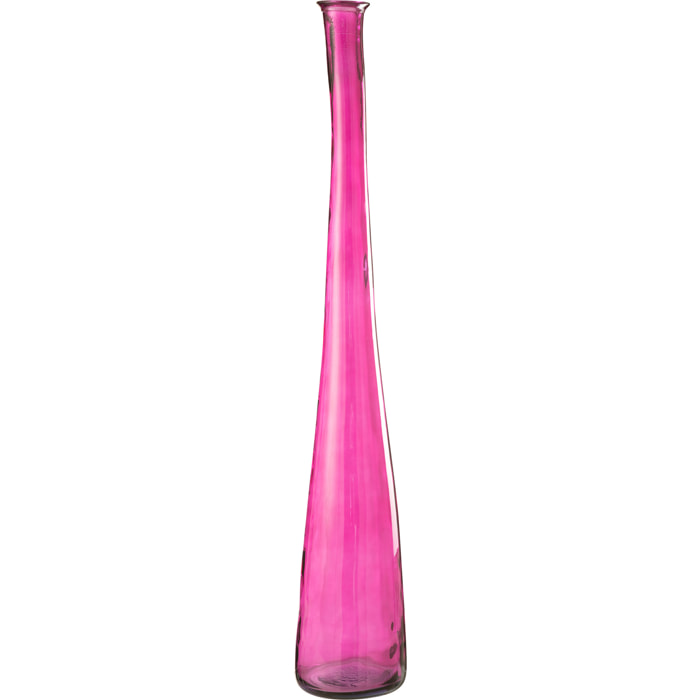 J-Line vase Noah - verre - fuchsia - large - 120 cm de hauteur