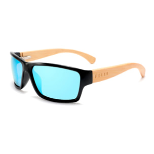 Gafas de Sol Feler 1059M-4 Polarizadas de Madera Unisex 60 mm
