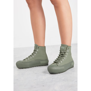 Zapatillas Altas Mujer One Way Rack Verde D.Franklin