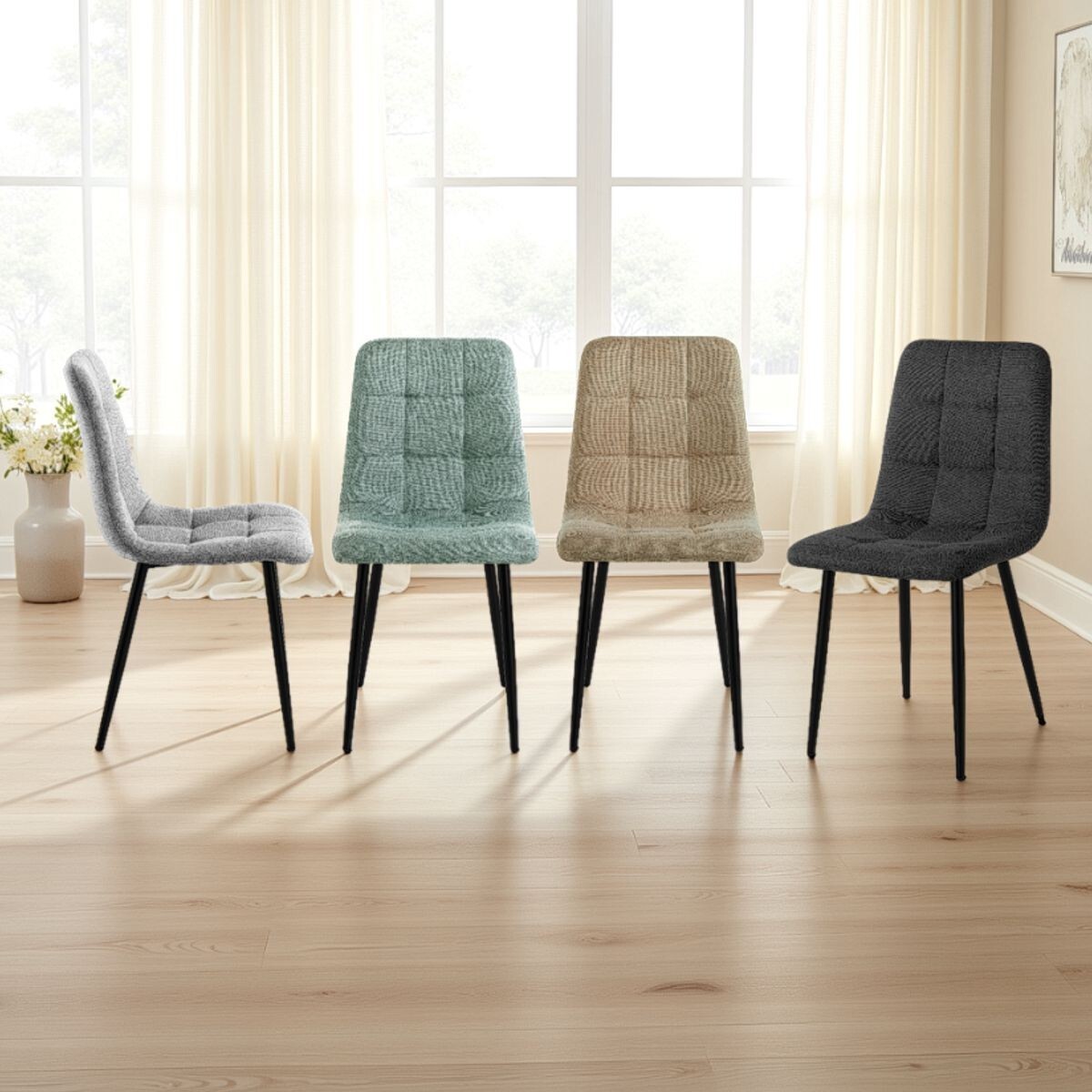 Tomasucci Ensemble de 4 chaises FAFFY EVO COLORS