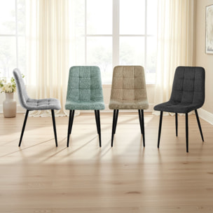 Tomasucci Ensemble de 4 chaises FAFFY EVO COLORS