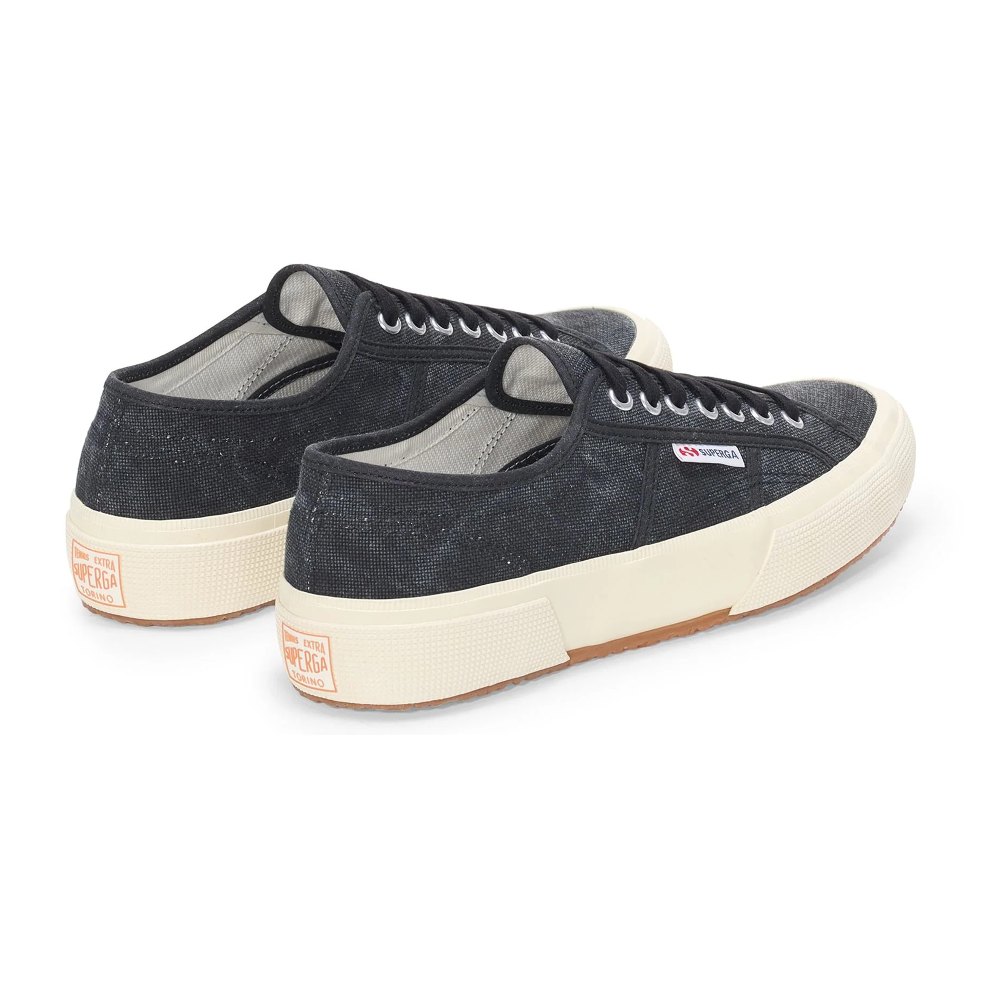 Superga - Uomo Donna Nero - 2750 Og Washed Cotton