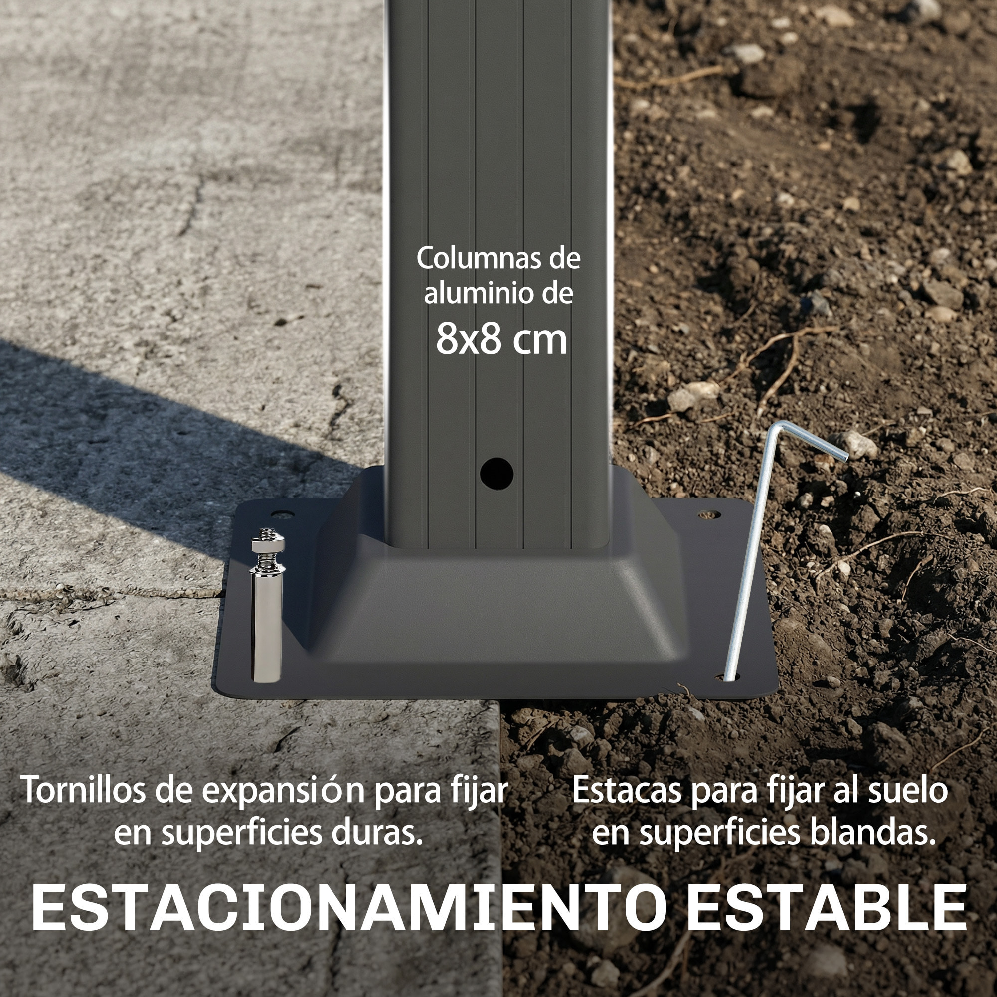 Pérgola de Jardín 3x3,8 m, Cenador de Jardín con Techo de Lamas Ajustable a 90°, Manivela, Estructura de Aluminio y Acero, Protección UPF50+, Pabellón para Exterior, Patio, Terraza, Beige