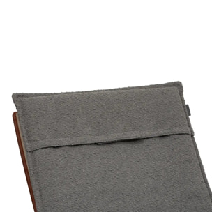 Coussin de transat Solfia gris ardoise