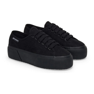 Superga - Scarpe da donna Donna Nero - 3790 Microfiber Leggera