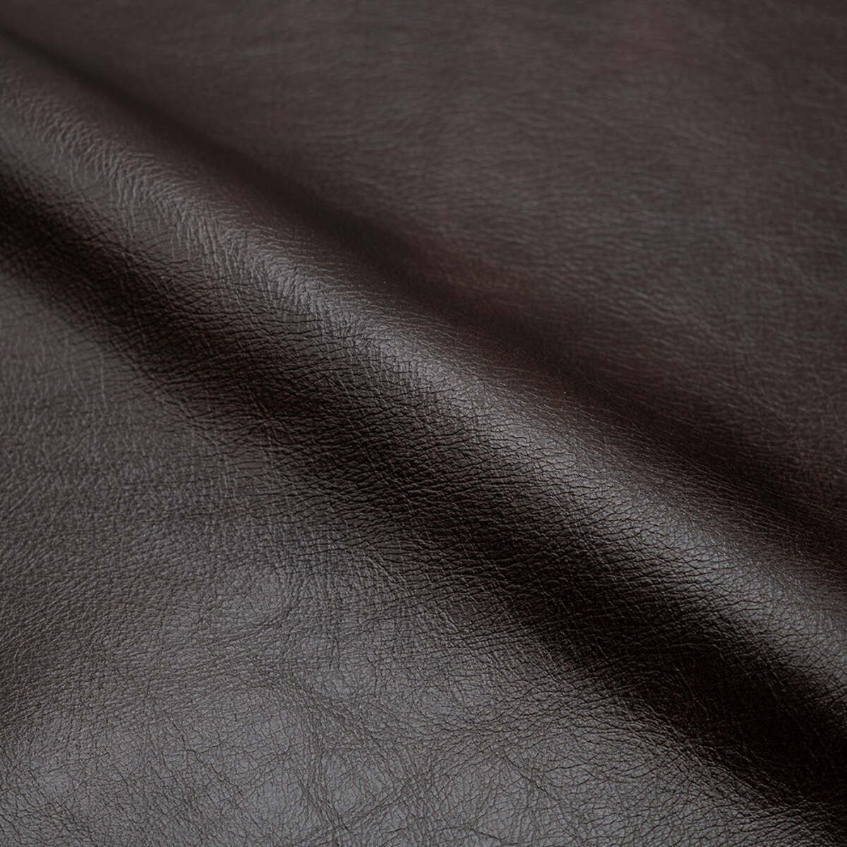 Lot de 2 chaises en cuir marron et pieds en métal noir - Clovis