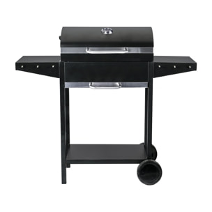 Barbecue a carbonella "Bizon" - 119 x 50 x 101 cm - Nero