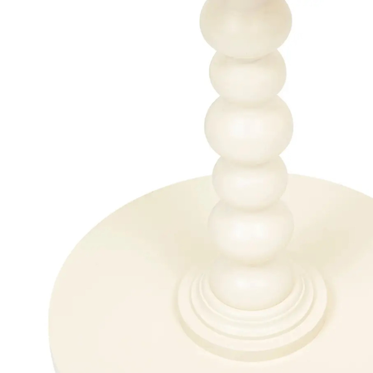 Table d’appoint "Alix" ivoire 50x38x38cm