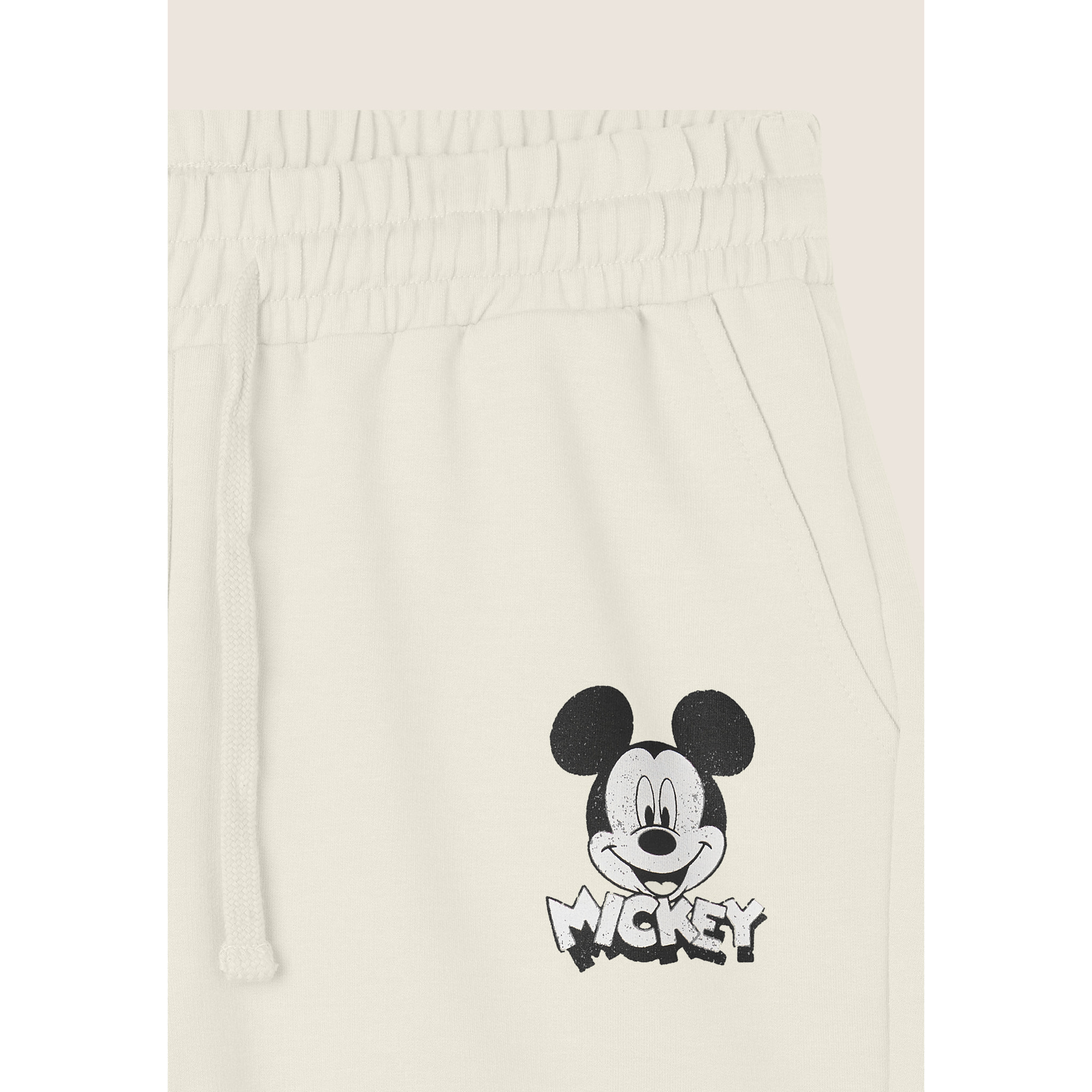 Pantaloncini regular fit con stampa Mickey Mouse
