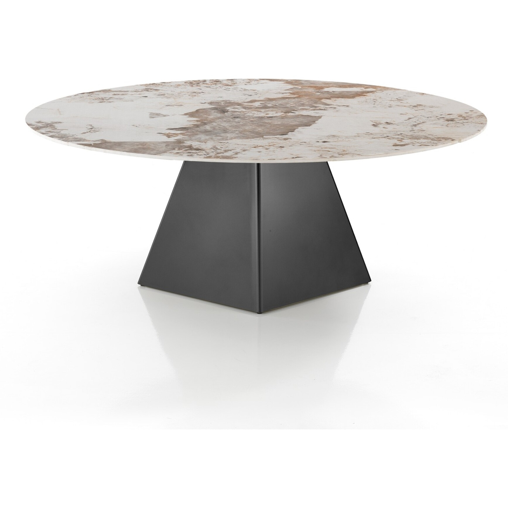 Oresteluchetta Tavolo allungabile rettangolare / rotondo ARVIN ONICE GREY