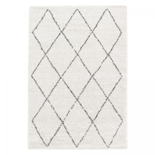 Tapis shaggy tissé motif abstrait BUME