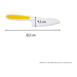 Couteau de cuisine pour enfant en plastique 22,2 cm Zenker Haribo