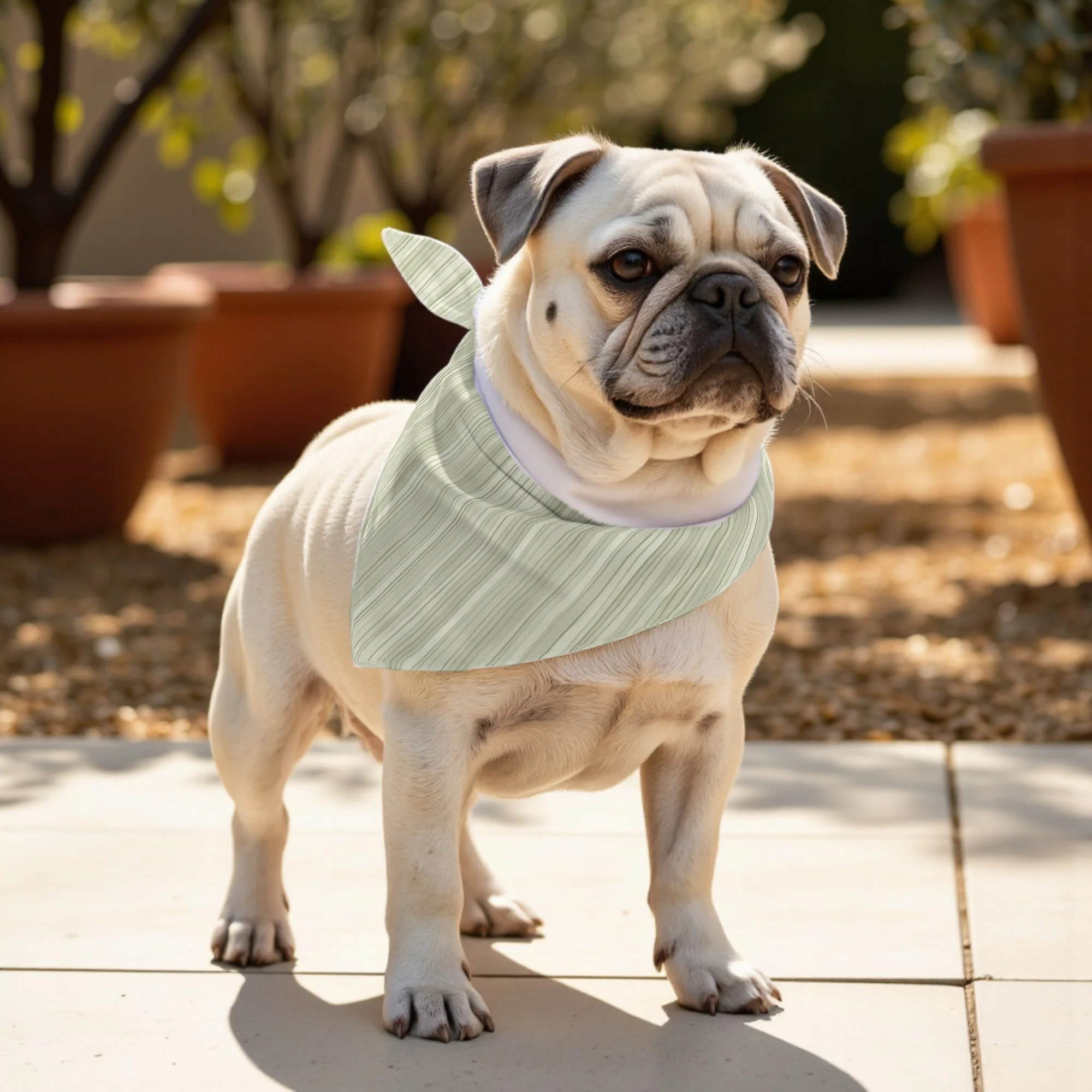 Pack de 2 bandanas pour animaux Lesa Desert Sage