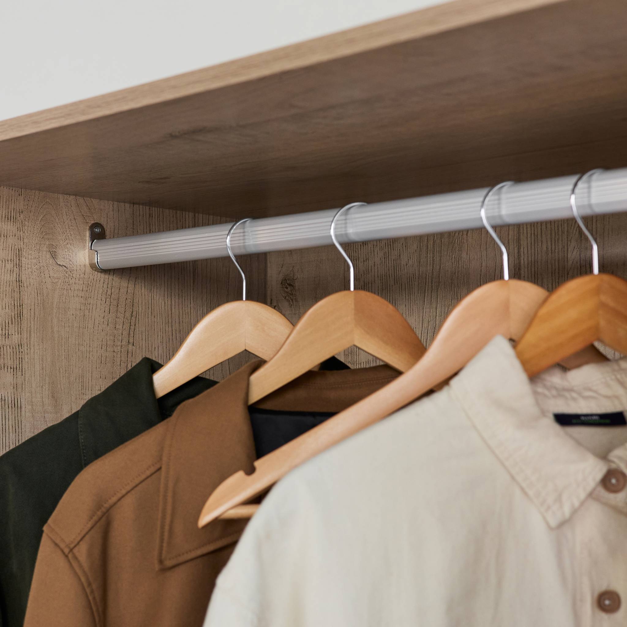 Kit dressing modulable décor bois 3 éléments MODULO