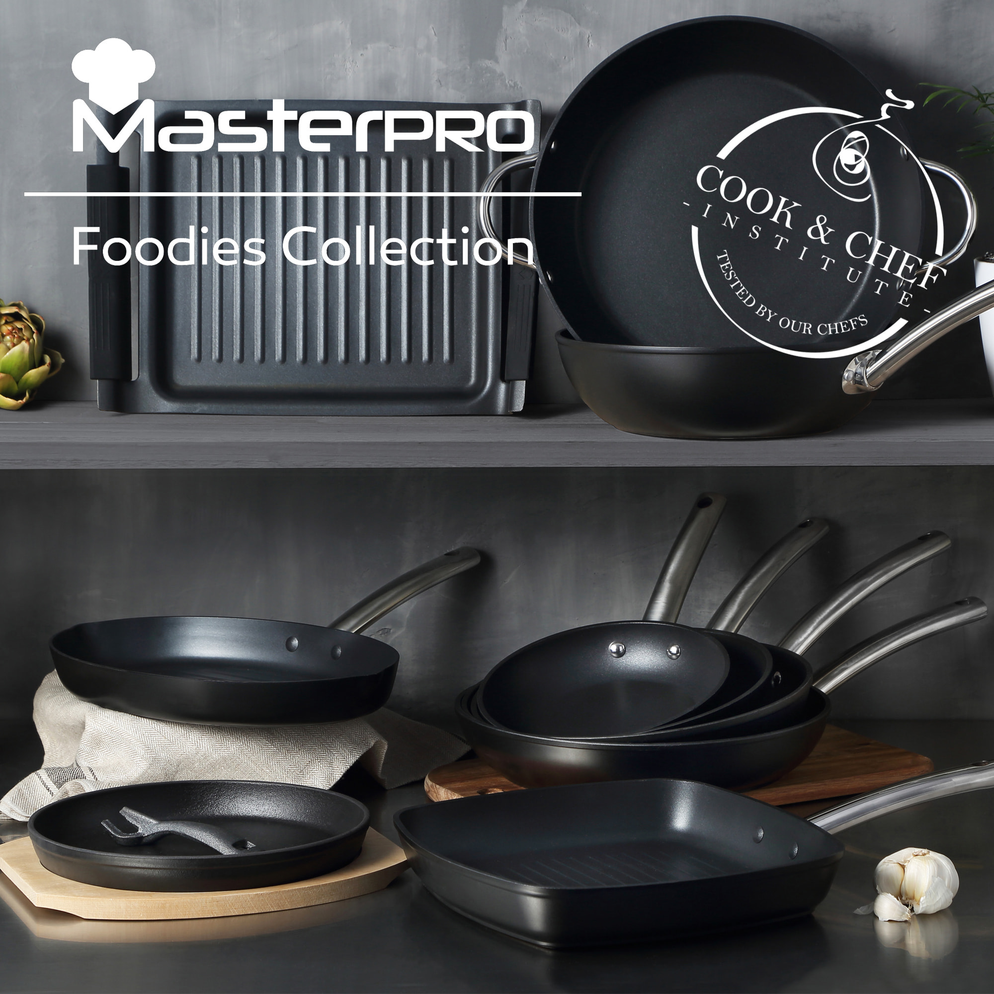 SARTEN COLECCIÓN  FOODIES MASTERPRO