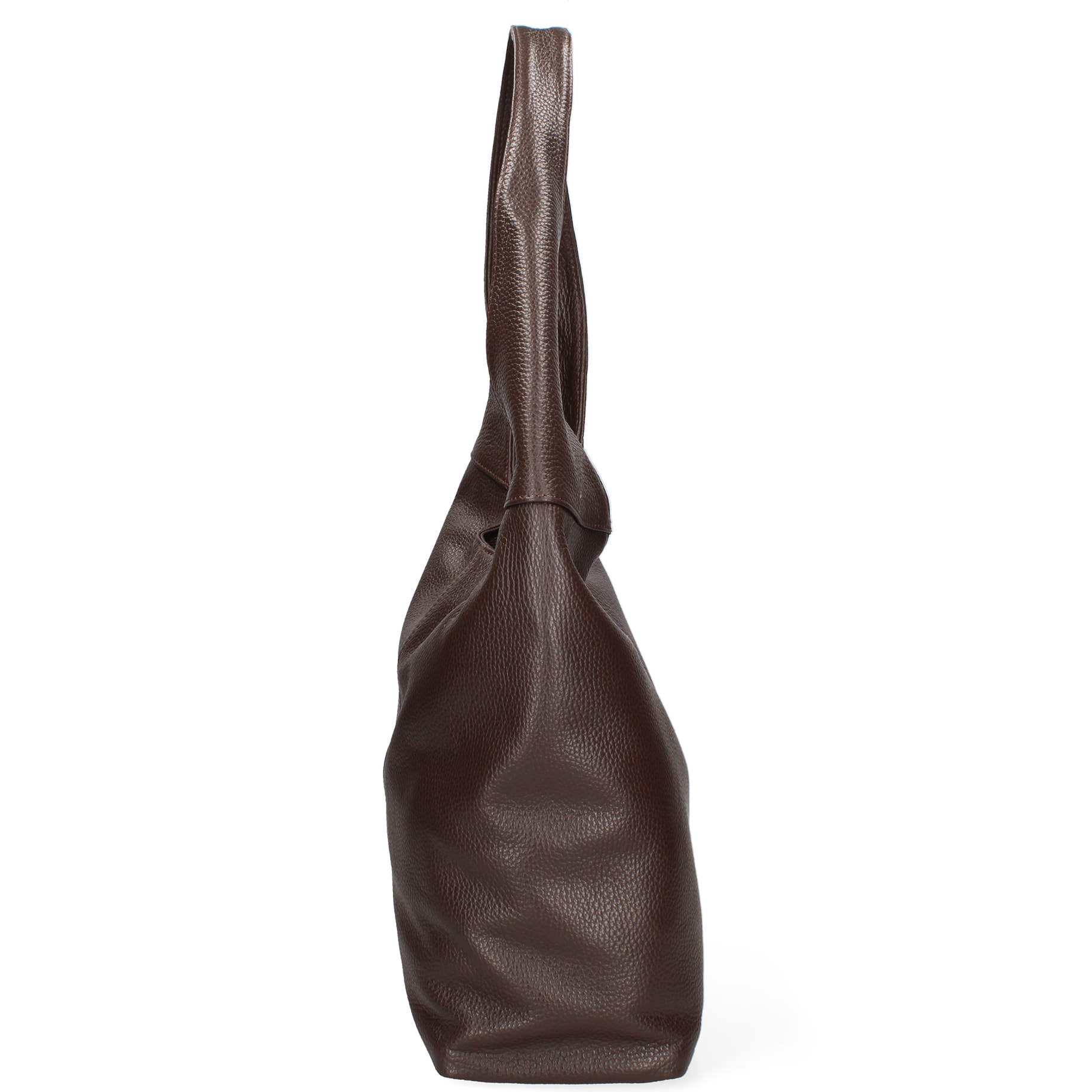 Borsa a spalla da donna In Vera pelle Made in Italy 39x55x13 cm
