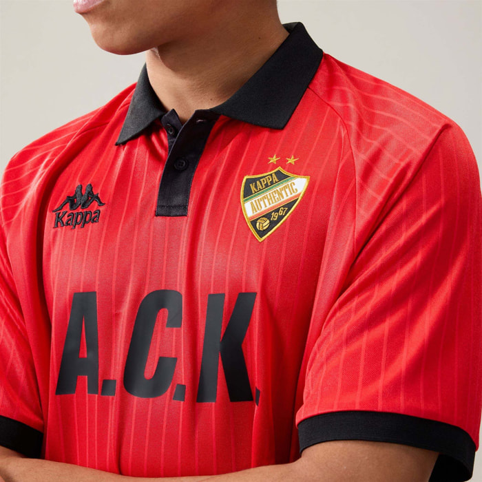 Kappa - Camisetas de juego Hombre Rojo - Authentic Sloan