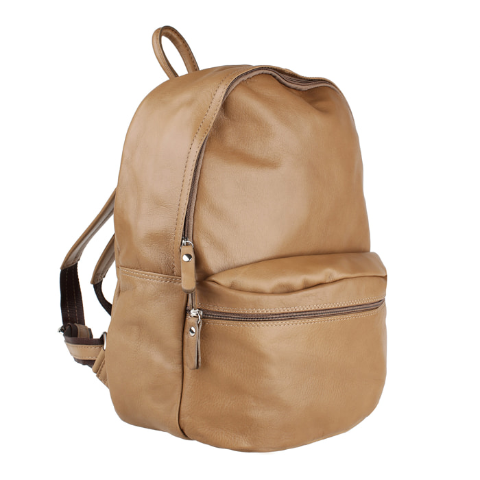 Chicca Borse Borsa Zaino Beige