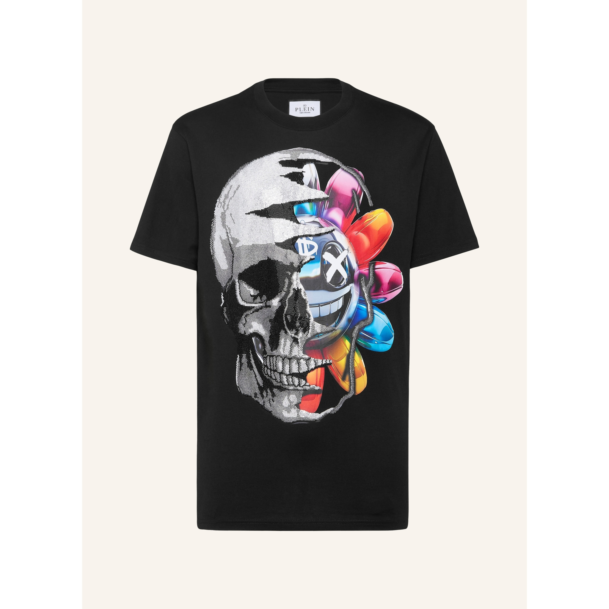 PHILIPP PLEIN T-Shirt Round Neck SMILE