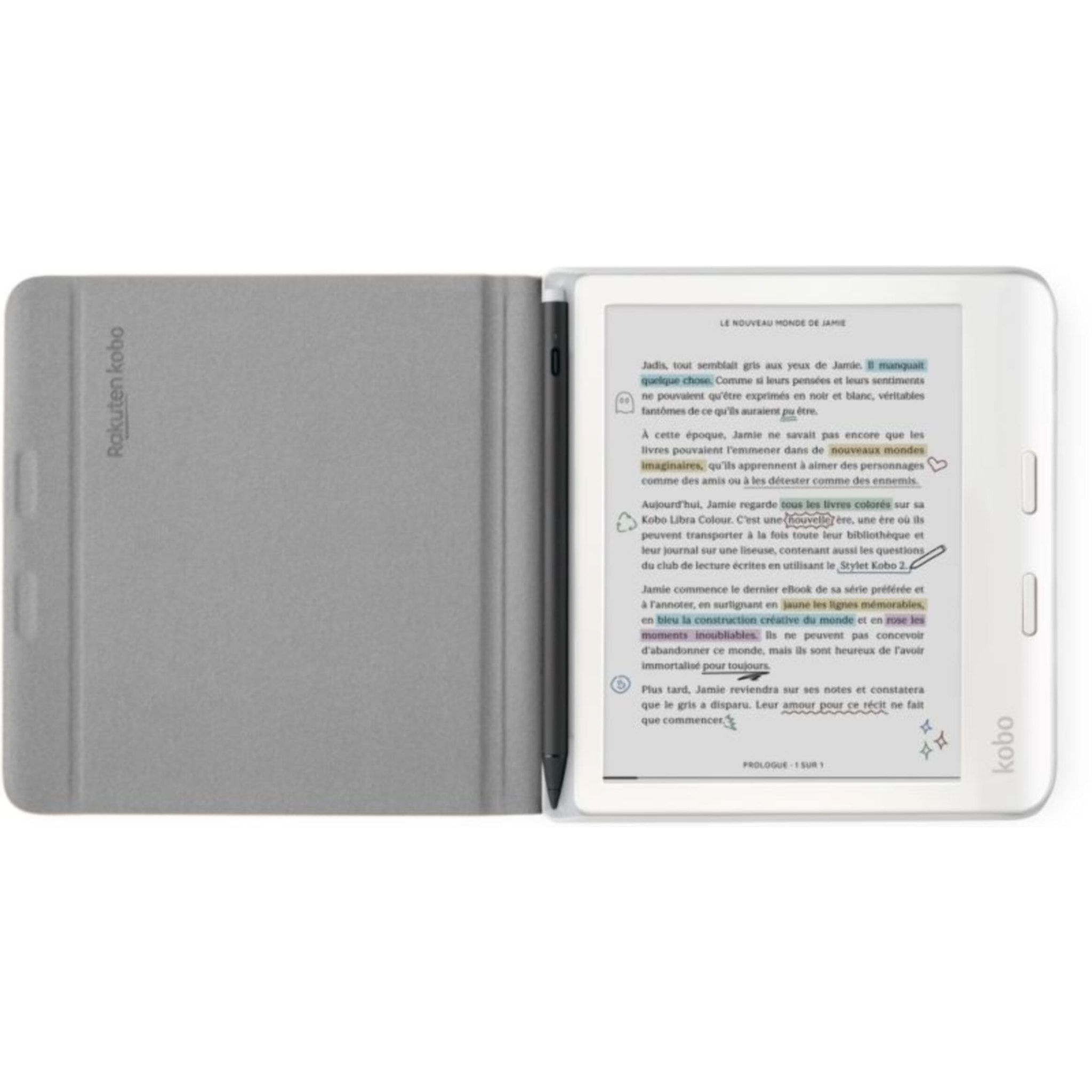 Etui KOBO Libra Colour Cover Notebook beige